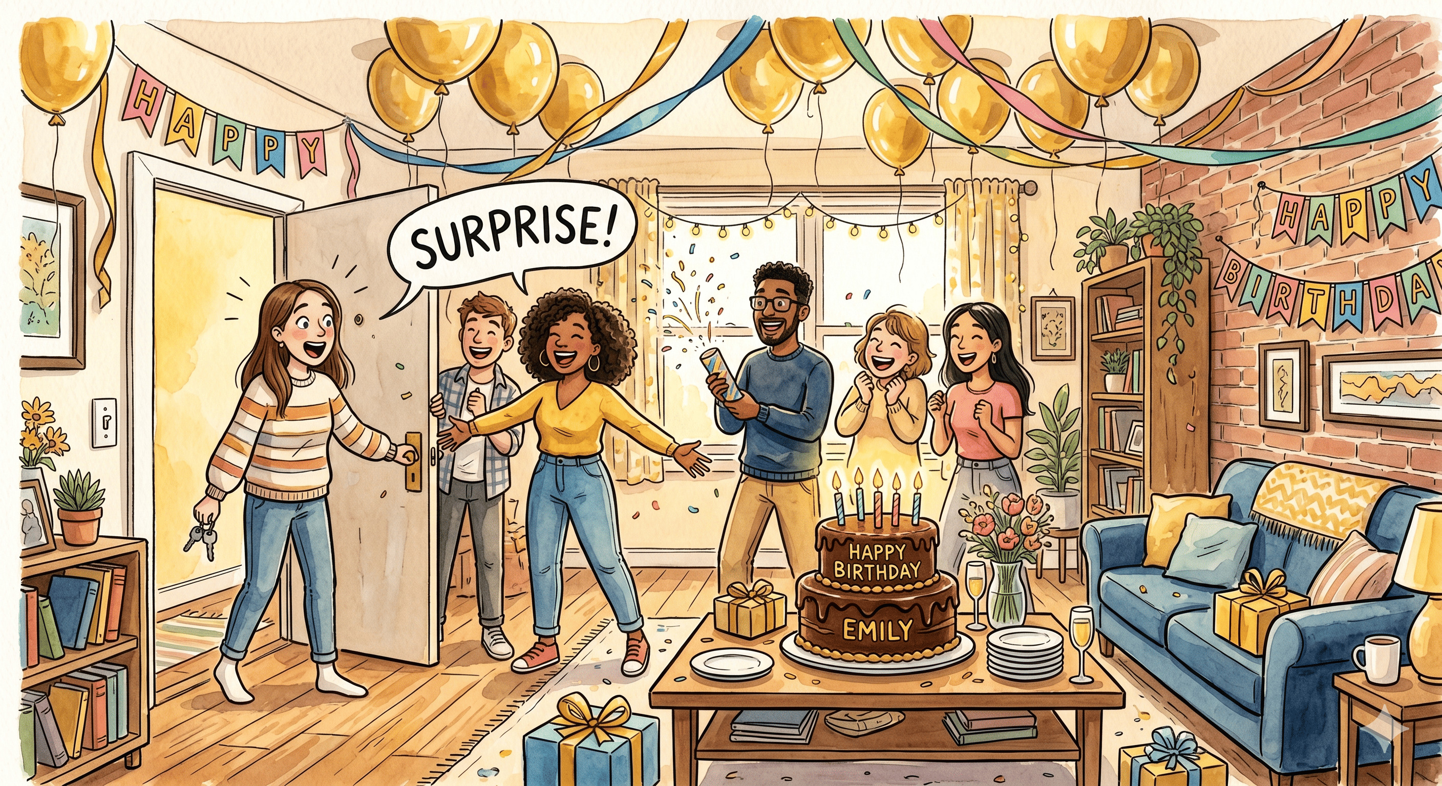 L'anniversaire surprise (The Surprise Birthday Party) - A2 Story